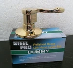 Steel Pro Left Hand Dummy Lever 209928 Polished Brass, Fs. Fixed Price $10.00.