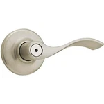 (2)-KWIKSET Satin Nickel Balboa Privacy Interior Door Lever Lockset 300BL 15 Cp. Fixed Price $75.36.