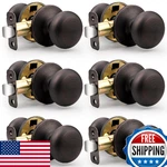 Probrico Passage Door Knobs Interior 6 Pack, Oil Rubbed Bronze Without. Fixed Price $91.94.