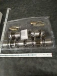 Gate House Handle Deadbolt Set 2 Pair Nickel Keyed. Fixed Price $49.99.