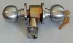 Schlage D53 Grade Orbit Entry Knob 626 SC1 Keyway 3/4 Backset Keys, Used. Fixed Price $75.00.