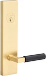 Sure-loc Levanto Keyed Entry Lever Set And Deadbolt Combo Satin Brass. Fixed Price $138.36.