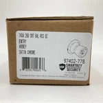 Kwikset Abbey Entry Door Knob Satin Chrome 97402-778 New. Fixed Price $24.99.
