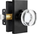 Glass Door Knobs Interior Privacy Crystal With Lock For Bedroom Bathr. Fixed Price $45.85.