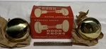Vintage Baldwin Wrought Brass Door Knobs No. 040 1 Pair Nos Original Box Usa. Fixed Price $25.00.