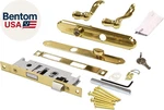 Certified Storm Door Revere Mortise Brass Handle Set, Replacem. Fixed Price $154.30.