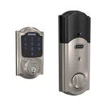 Smart Deadbolt Lock Touchscreen Keypad Wave Satin Nickel BE469ZPCAM619 Schlage. Fixed Price $369.99.