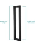 Togu TG-R3030 12 Inch Solid Heavy Duty Commercial Grade Matte Black Door Handle. Fixed Price $30.00.