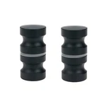 Semetall Pack Back-to-back Bathroom Door Handles,solid 2" Height, Black. Fixed Price $20.83.