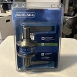 Schlage Merano Door Lever Satin Nickel Hall & Closet FA10 619. Fixed Price $52.57.