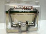 Schlage Hall & Closet Lever Accent Satin Nickel #F10 619. Fixed Price $18.99.