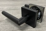 Kwikset 730MILSQT-514 Milan Privacy Door Lever Square Rose-matte Black*read*. Fixed Price $29.99.
