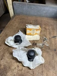 Vintage New Nos 400 Line 488C Kwikset Locksets Dummy Door Knobs Hardware Box Usa. Fixed Price $39.99.