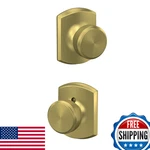 Schlage F10 Bwe 608 Grw Bowery Door Knob Greenwich Trim Hall Closet Passage. Fixed Price $86.43.