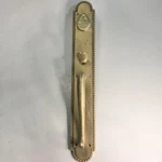 Signature Hardware Marconi Entry Door Set - Lever Handle, Satin Brass. Fixed Price $125.99.