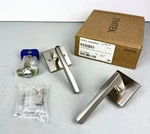 Emtek 5110HLOUS15RH Helios Right-hand Passage Door Lever Set Satin Nickel. Fixed Price $96.72.