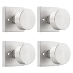 Probrico Brushed Nickel Dummy Door Knobs 2 Pack, Square Interior For. Fixed Price $81.49.