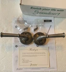 Grandeur GS22-SOLGEO-AP Georgetown Lever Double Dummy Handle Solid Brass Pewter. Fixed Price $179.00.