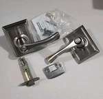 Schlage F40 Vla 619 Avila Door Lever, Bed & Bath Privacy Lock, Satin Nickel. Fixed Price $18.95.
