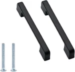 Mashm, 4 Pack Black Cabinet Handles, Matte Pull Handle, 5 Inch Hole Center. Fixed Price $25.45.