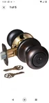 Kwikset Keyed Entry, Venetian Bronze Finish 94002-823. New Package. Fixed Price $21.99.