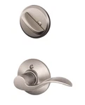 Schlage F59ACC619 Right-handed Inside Handleset, Satin Nickel. Fixed Price $24.99.