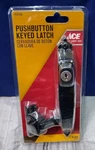Ace Black Push Button Keyed Latch Lock 5437538 Sealed Brand New. Fixed Price $23.65.