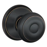 Schlage Series F10 716 Passage Knob, Georgian, 2-3/4 In Dimensions, Aged. Fixed Price $38.37.