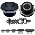 Black 1.00" & 2" Stud Pro Stainless Mini Push Button Latch Hood Pin. Fixed Price $34.99.