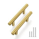 Haliwu 30 Pack Cabinet Handles Brass Gold Pulls Inch Hole Center Dr.... Fixed Price $36.97.