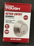 Hyper Tough Keyed Entry Deadbolts, Ansi Grade 3 Household. Fixed Price $12.00.