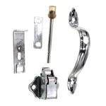 Amerock Cabinet Door Push Button Catch Polished Chromium With 2 Strikes E9449. Fixed Price $8.27.