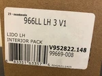 Left Lido Lever Interior Single Cylinder Handleset. Fixed Price $38.68.