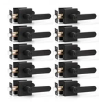 Knobwell 10 Pack Privacy Door Handles Interior Matte Black Levers Lock. Fixed Price $134.47.