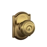 Schlage Georgian Keyed Entry Door Knob With Camelot Trim F51A. Fixed Price $24.99.