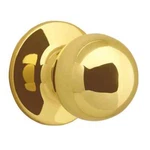 Weslock Dummy Knob -lot Of 4- Ball Design 605BAL03 Polished Brass Finish. Fixed Price $15.00.