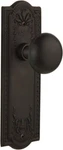 Nostalgic Warehouse 705181 Meadows Plate New York Knob Oil-rubbed Bronze Dummy. Fixed Price $49.00.