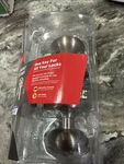 Kwikset Cove Satin Nickel Keyed Entry Door Knob With Smartkey And Microban. Fixed Price $12.99.