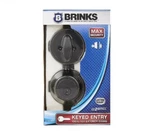 Brinks Single Cylinder Deadbolt Keyed One Side Tuscan Bronze 2717 150 Nib. Fixed Price $12.99.