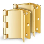 New Brass Expandable Door Hinge For Wheelchairs, Walkers, Rollators. Fixed Price $40.99.