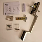 Kwikset Amador Outside Handleset Satin Nickel 898AMD15 #963. Fixed Price $23.99.