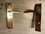 Emtek 14B3 Multi-point Lock Lever Set 2 X 10 Door Config Lh Unlacquered Brass. Fixed Price $149.00.