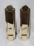 Baldwin Boulder Pocket Door Privacy Pull Gold Polished Brass. Fixed Price $505.00.
