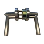 Signature Hardware 466699 Ewing Entrance Set Round Rod Lever Handle-brush Nickel. Fixed Price $38.90.