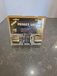 Heavy Duty Privacy Lock Antique Brass 1751630 Lewis Hyman Nos - Dmg Pkg. Fixed Price $29.99.