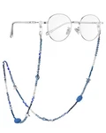 Crystal Chain For Women - Stylish Blue Beaded Sunglasses Holder.... Fixed Price $11.99.