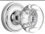 Nostalgic Warehouse Clarcc Psg 234 Nk Round Clear Crystal Solid - Chrome. Fixed Price $74.79.