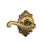 Schlage F10 609 Brk Brookshire Collection Flair Passage Lever Antique Brass. Fixed Price $85.01.