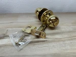 Faultless Tubular Bright Barss Universal Privacy Door Knob Model: T3710. Fixed Price $12.88.