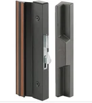 Prime-line C1125 Patio Door Handle Set 4-15/16", Aluminum, Black/wood Grain. Fixed Price $19.99.